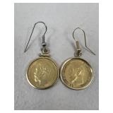 Russian USSR Roubles Earrings