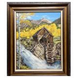 Original Painting on Canvas Signed Heinz Stoecker