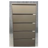 Tall 5 Drawer Filing Cabinet by Meridian