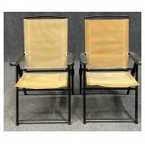 Pair of Room Essentials Folding Patio Chairs