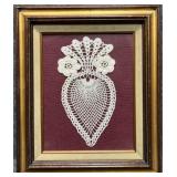 Framed Lace Doily