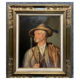 Alpine Portrait -Original Oil on Canvas Signed