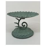 Mackenzie Childs Metal Pedestal Bowl