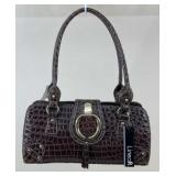LineaR Vinyl Shoulder Bag- NWT