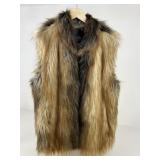 Sz L Fabulous Faux Fur Vest