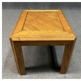 Wood End Table