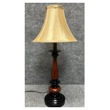 Resin Table Lamp w/Shade