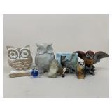 Assorted Owl Decor / 8 pc