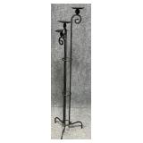 Floor Standing Triple Metal Candle Holder