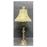 Resin Sea Shell Table Lamp w/Shade