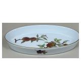 Royal Worcester Porcelain Oval Serving/Baking Dish