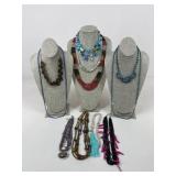 Beaded Necklaces / 11 pc