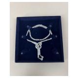 Sterling Silver & Stone Necklace