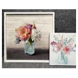 2/PC Floral Wall Decor