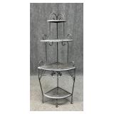 Cast Iron Corner Plant Stand