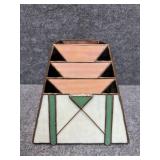 Art Deco Stained Glass Lamp Shade