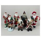Assorted Santa Figures / 7 pc