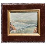 Small Original Painting on Canvas Panel