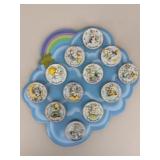 Vintage Enesco Unicorn Mini Plates