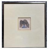 Hand Colored Etching S/N
