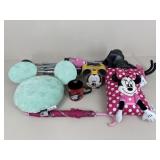 Disney Mickey/Minnie Mouse Stroller/Pillows+