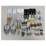 Fashion / Costume Earrings -24 Pairs