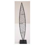 Tall Metal Candle Holder