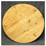 Round Pine Table Top