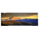 'Mountain Scape Panorama' Print on Canvas