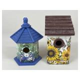 Decorative Bird Houses / 2 pc