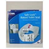 Carex Safe Lock Raised Toilet Seat