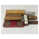 Vintage Dominos & Dice / 7 pc