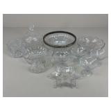 Crystal & Glass Assortment/ Bowls, Compotes, +