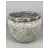 Painted Woven Planter