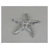 Baccarat Crystal Starfish Paperweight