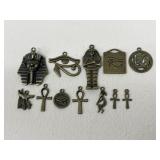 Egyptian Style Charms / 12 pc