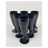 Indiana Glass Horn Goblets / 6 pc