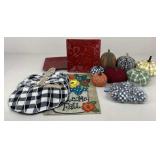 Fall Decor, Pumpkins, Placemats, Trays +