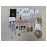Costume / Fashion Earrings  - 14 Pairs