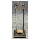 Vintage Metal & Brass Umbrella/ Cane Stand