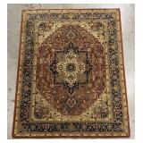 7' 11' x 10' 11' Indian Cottage Industry Area Rug
