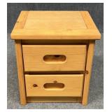 Wood Nightstand