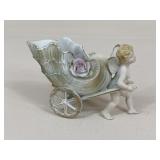 Ceramic Cherub Shell Planter