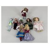 Vintage Story Book/Kurt S. Adler+ Dolls / 8 pc