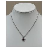 Sterling Silver Necklace w/ Stone