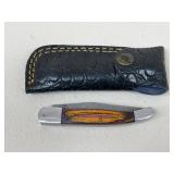 Custom Pocket Knife w/ Sheath