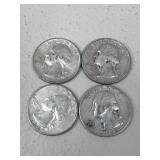 1964 Quarters / 4 pc