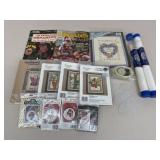 Assorted Cross Stitch Crafting Items / 22 pc
