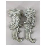 Pair Of Resin Wall Sconces