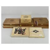 Cigar Boxes / 9 pc